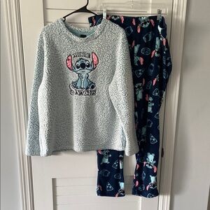 Disney Stitch Pajama Set Size XL